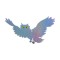 Визуальный отпугиватель птиц Сова голографическая с крыльями